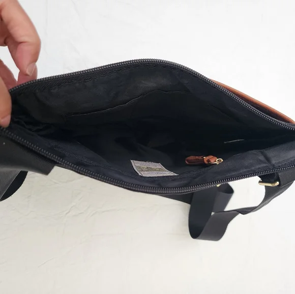 Bric's Nylon Crossbody Bag Black - Picture 8 of 8